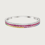 The Union Bracelet Ruby Rainbow Radiant