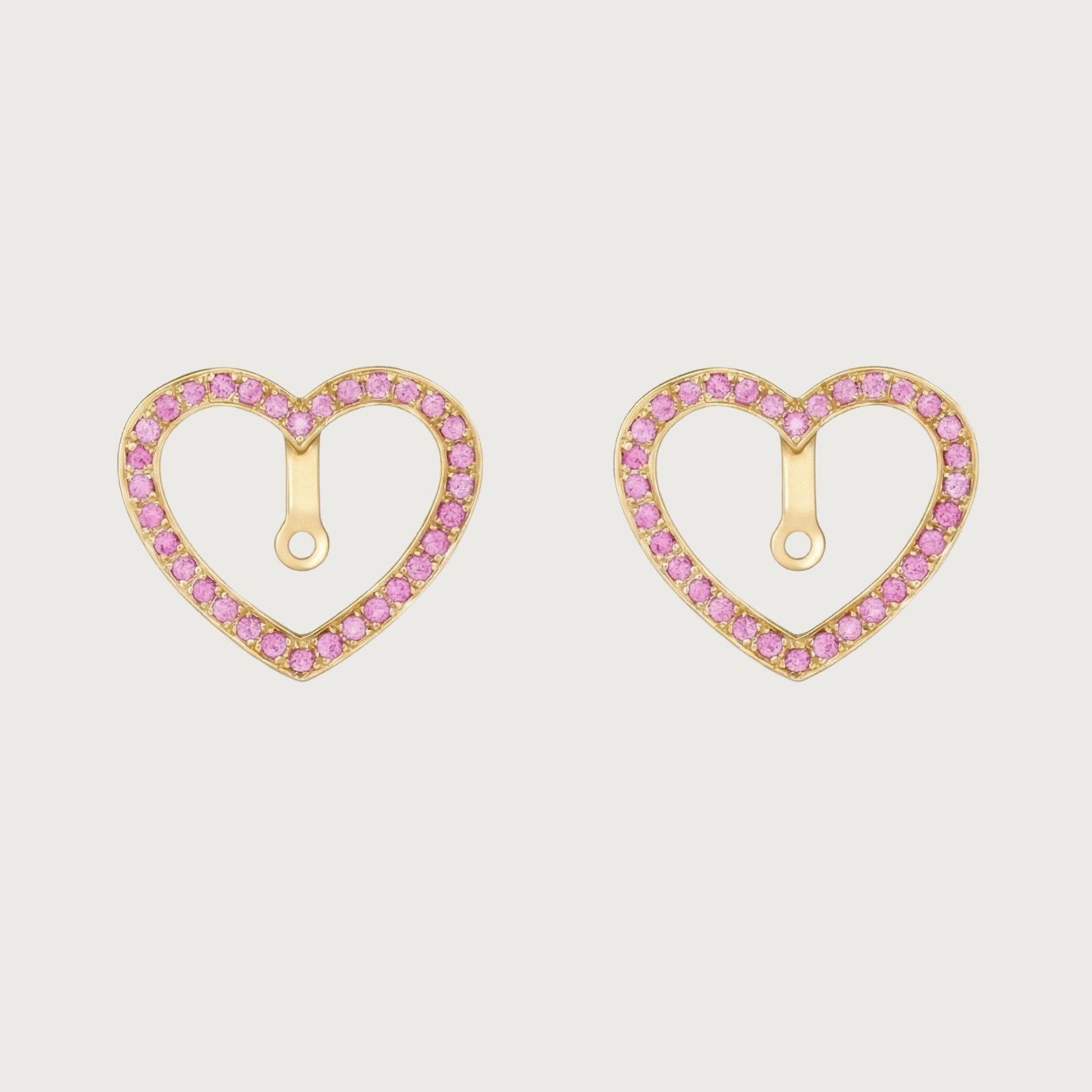 The Heart Halo Pink Sapphires