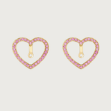 The Heart Halo Pink Sapphires