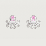 The Octopus Pink Sapphire Halo