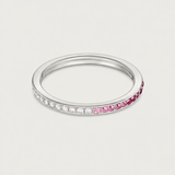 The Journey Ring Diamond and Pink Sapphire