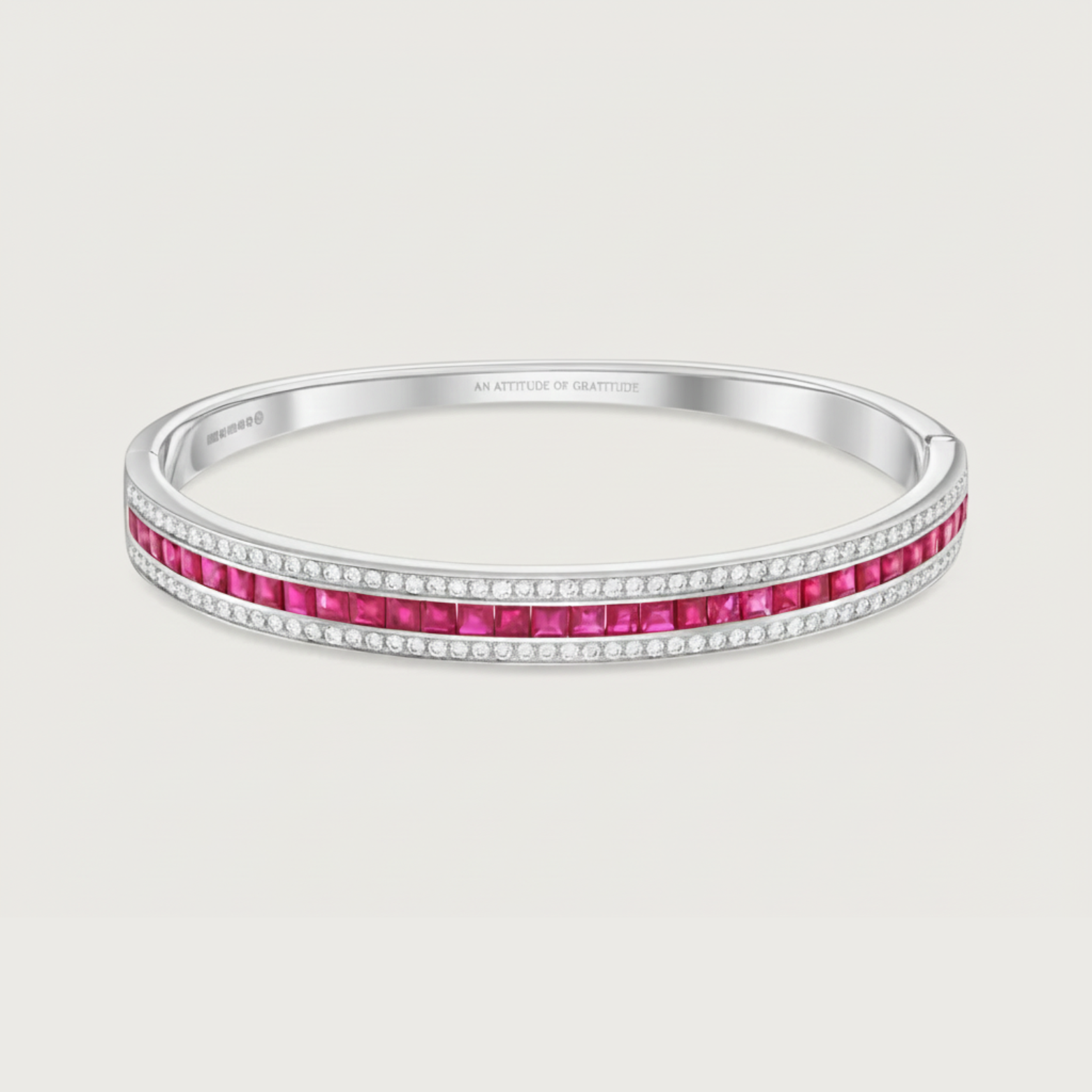 The Union Bracelet Ruby Diamonds