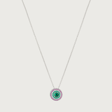 The Alice Emerald and Pink Sapphire Sphère