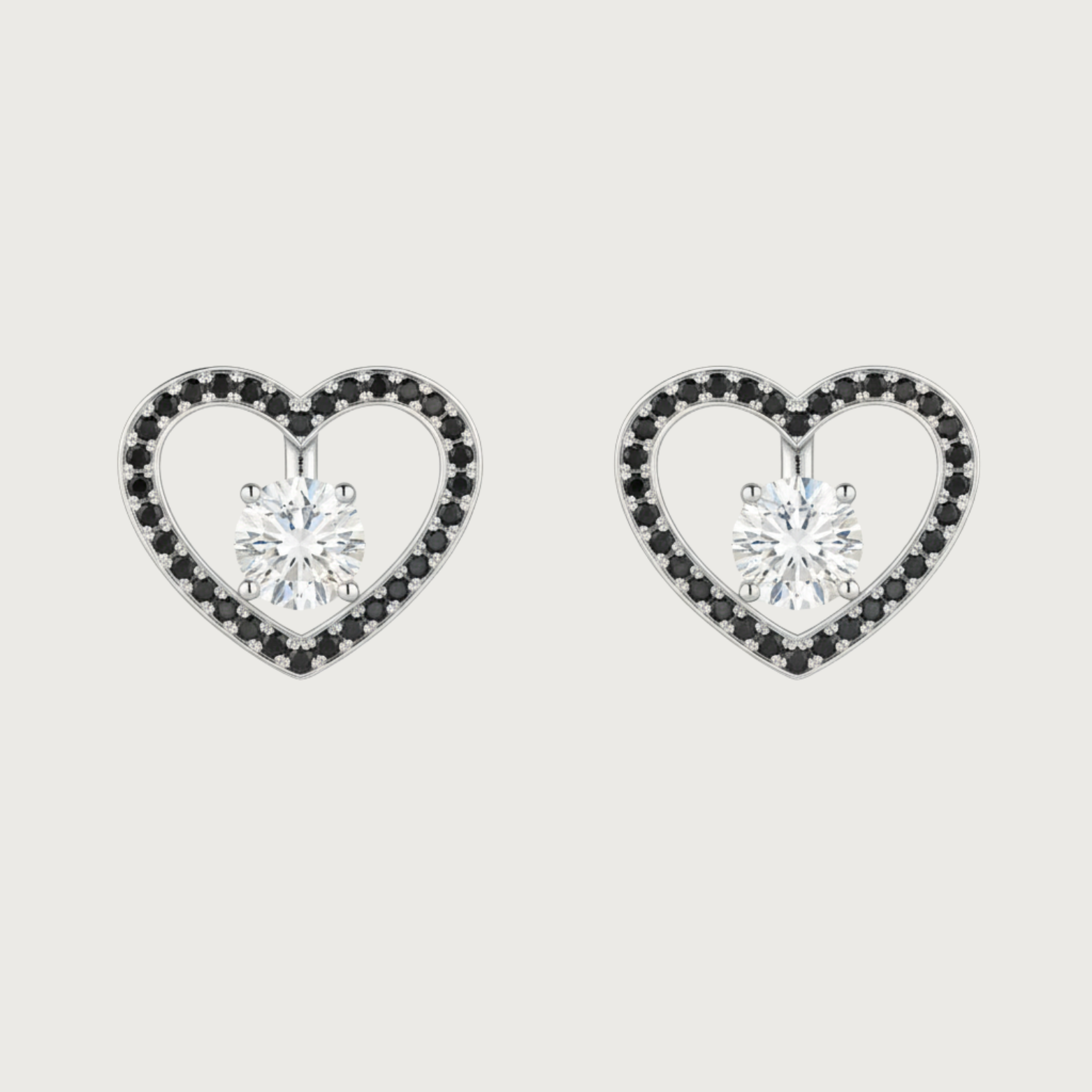 The Heart Halo Black Diamond