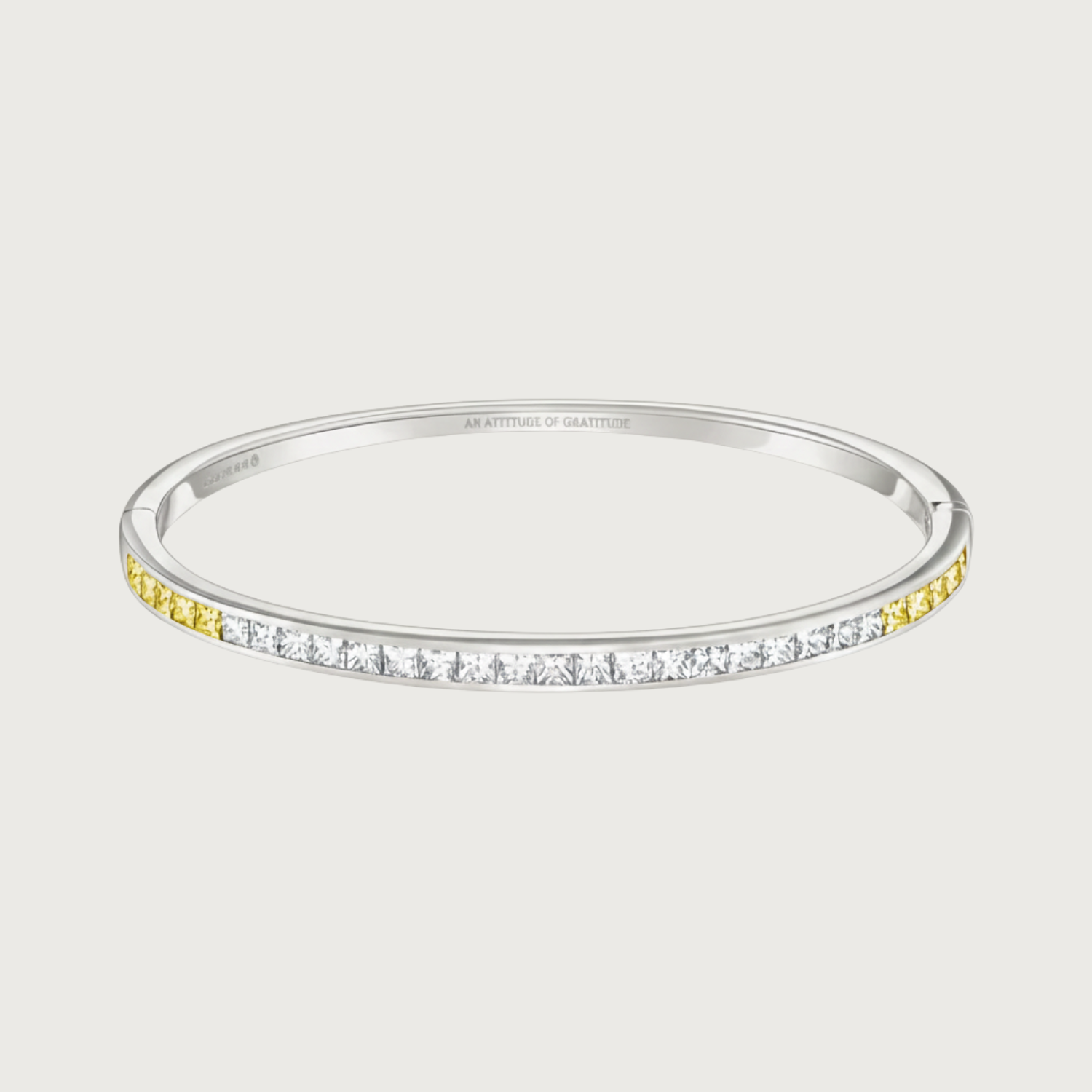 The Ortus Bracelet Diamond and Yellow Sapphire