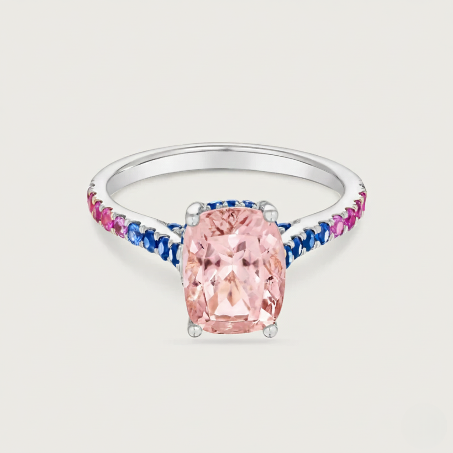 The Chroma Pink Tourmaline Cocktail Ring