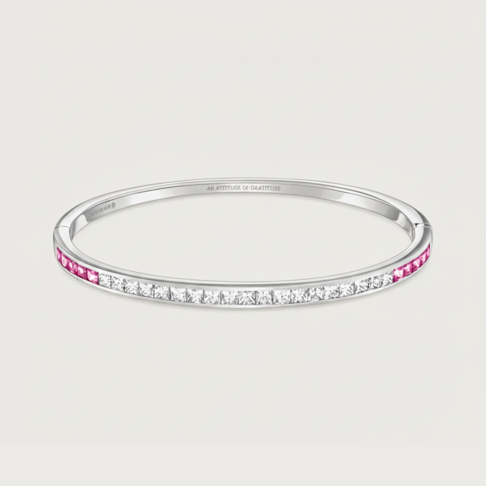 The Ortus Bracelet Diamond and Pink Sapphire
