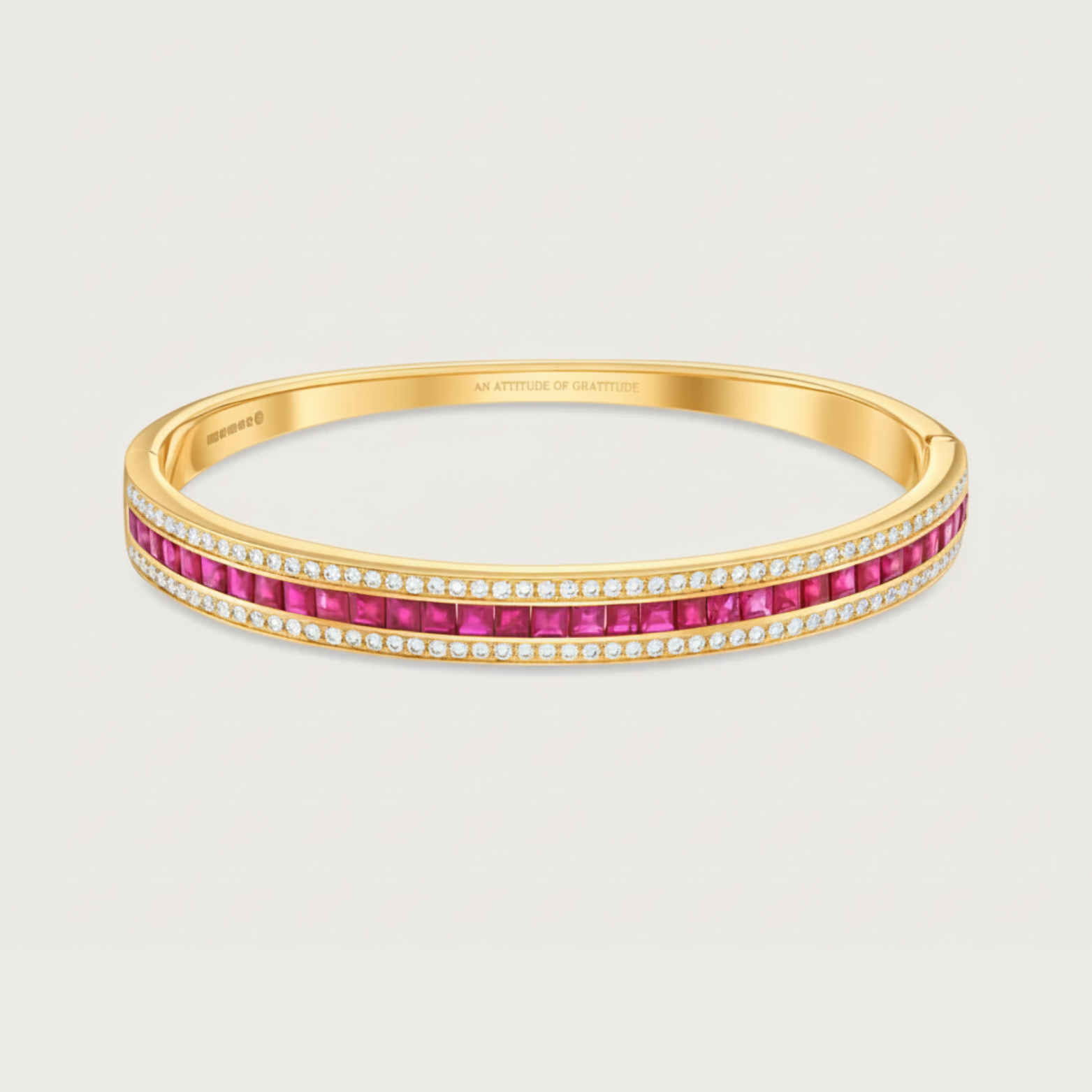 The Union Bracelet Ruby Diamonds