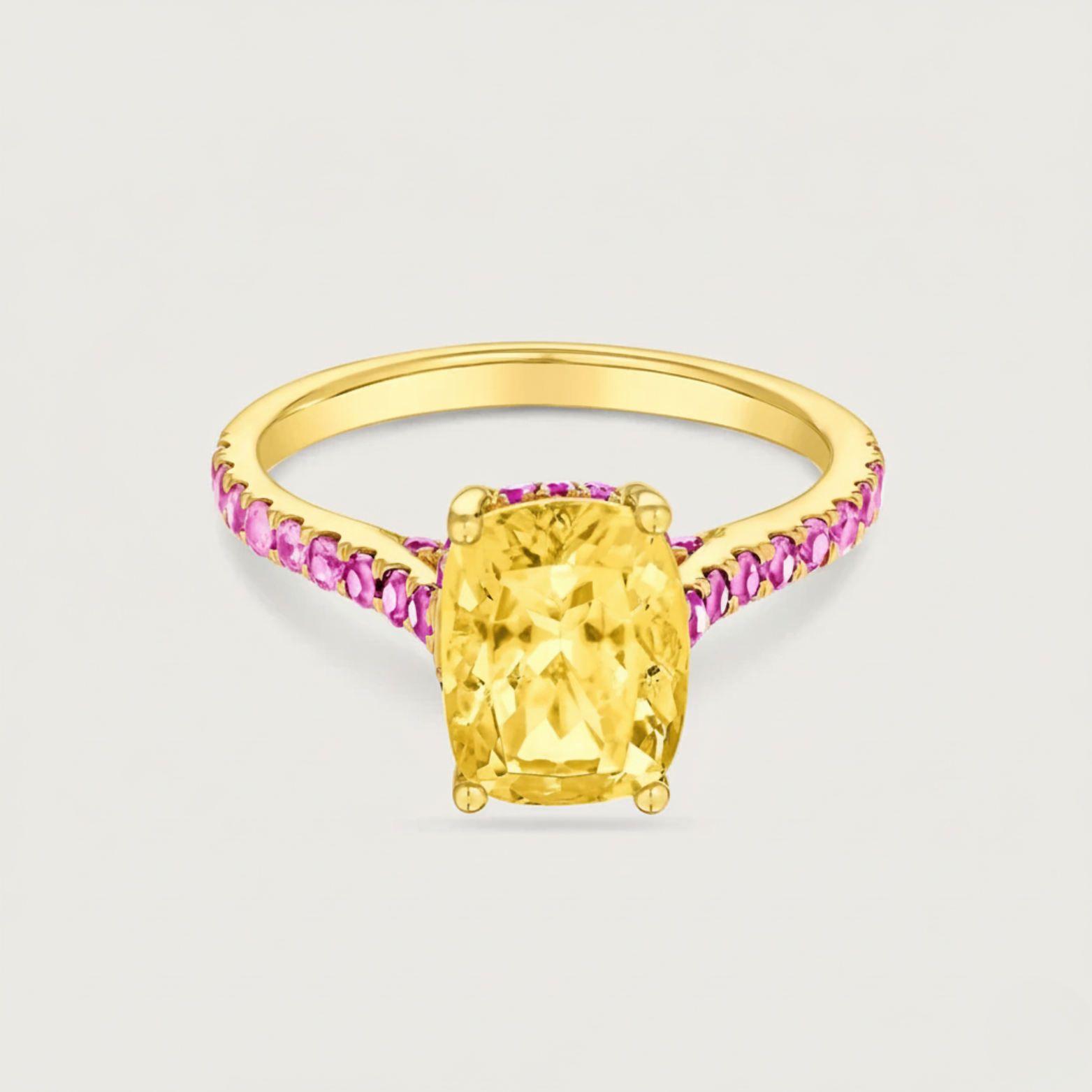The Chroma Yellow Sapphire Cocktail Ring