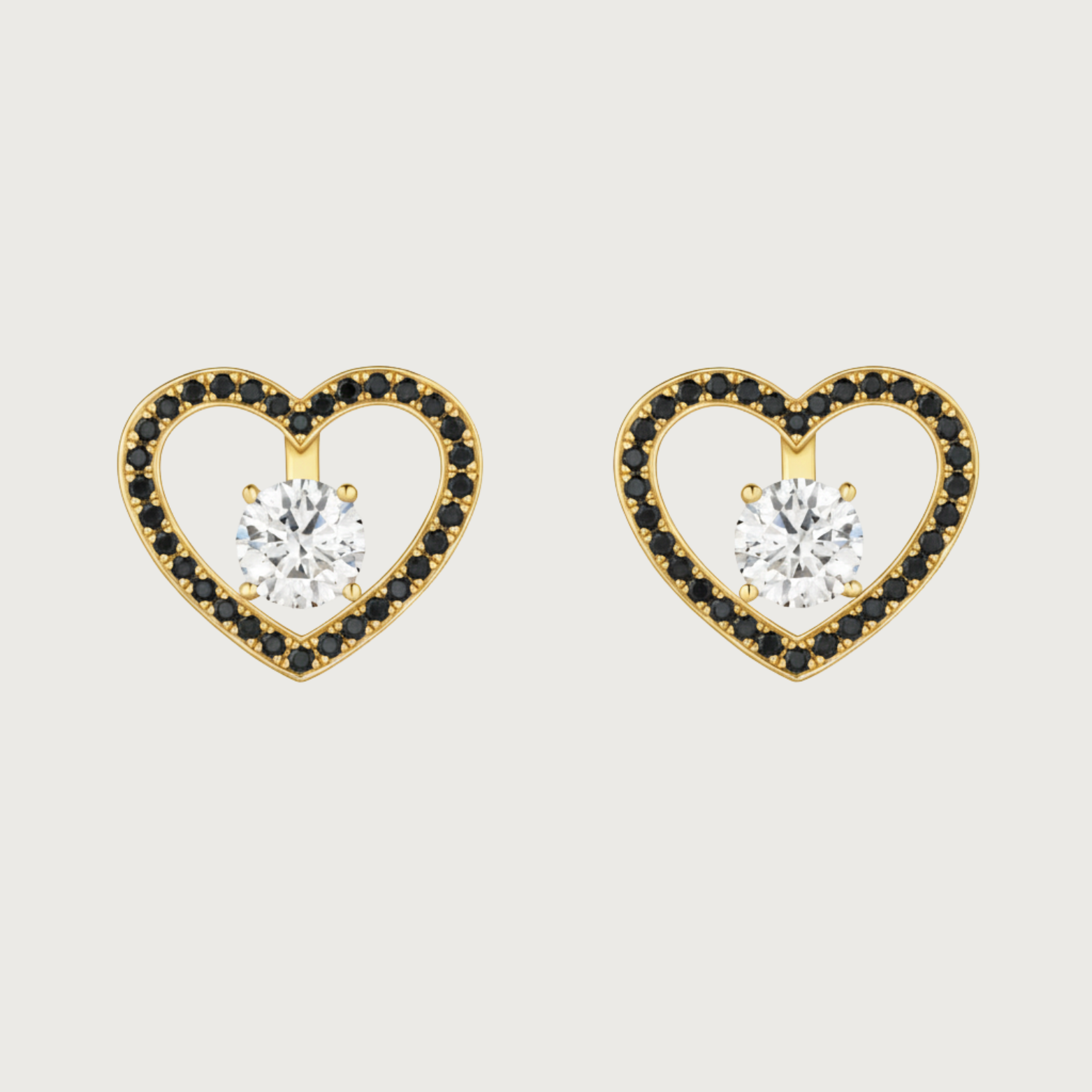 The Heart Halo Black Diamond