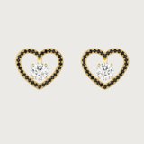 The Heart Halo Black Diamond