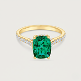 The Chroma Emerald Cocktail Ring