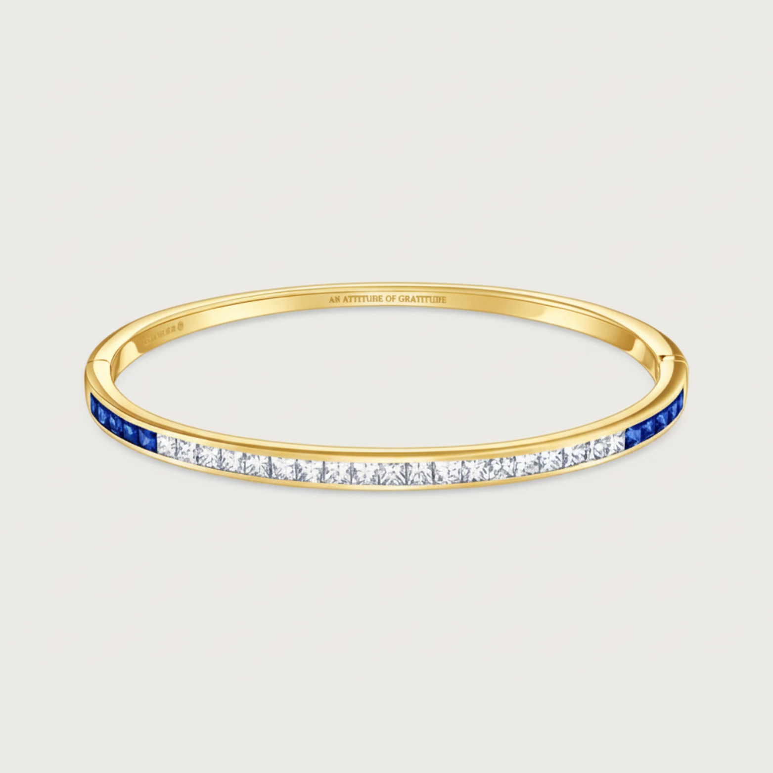 The Ortus Bracelet Diamond and Blue Sapphire