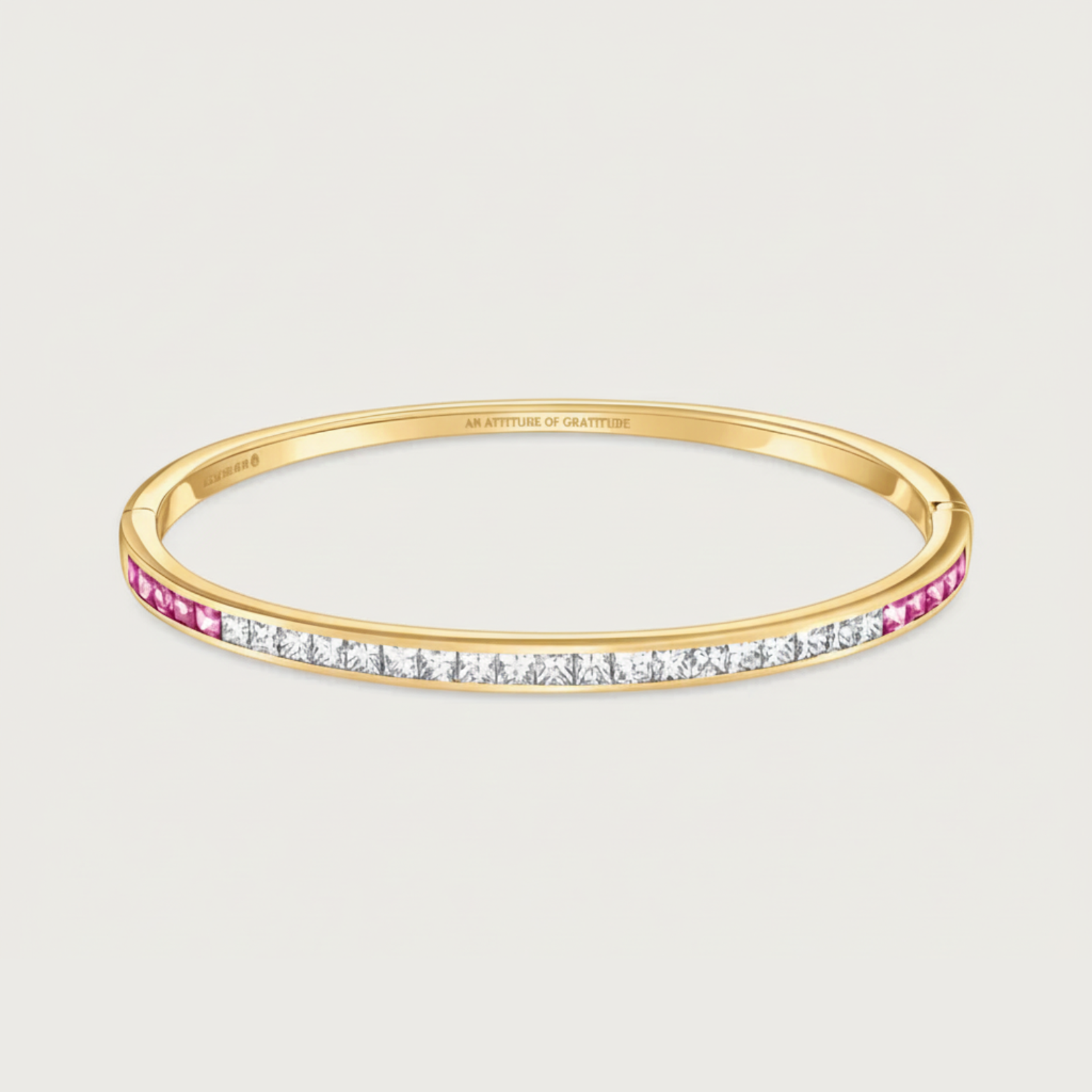 The Ortus Bracelet Diamond and Pink Sapphire