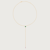 The Anima Round Emerald Necklace