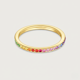 The Journey Ring Diamond and Rainbow