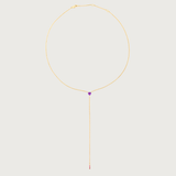 The Anima Amethyst Heart Necklace