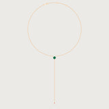 The Anima Round Emerald Necklace