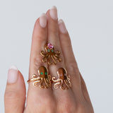 The Octopus Pink Sapphire Halo