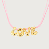 Create Your Own Word Bubble Letter Necklace with Scoubidou/Leather/Suede String