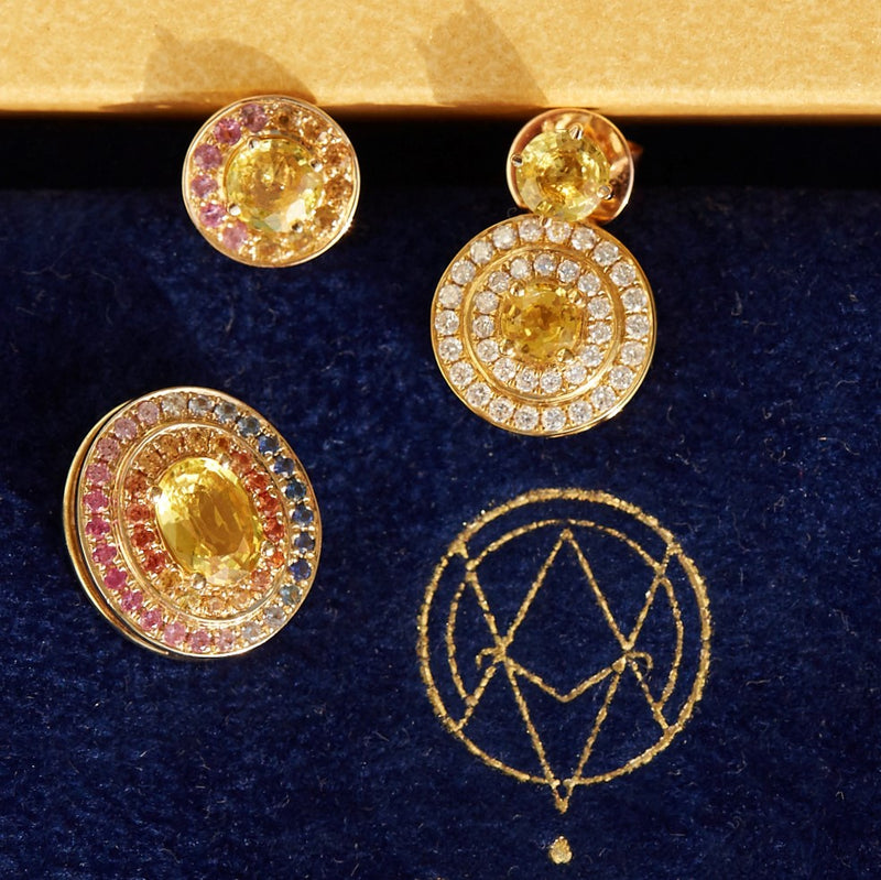 The Alice Yellow Sapphire and Diamond Sphère
