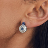 Blue Sapphire Studs