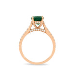 The Chroma Emerald Cocktail Ring