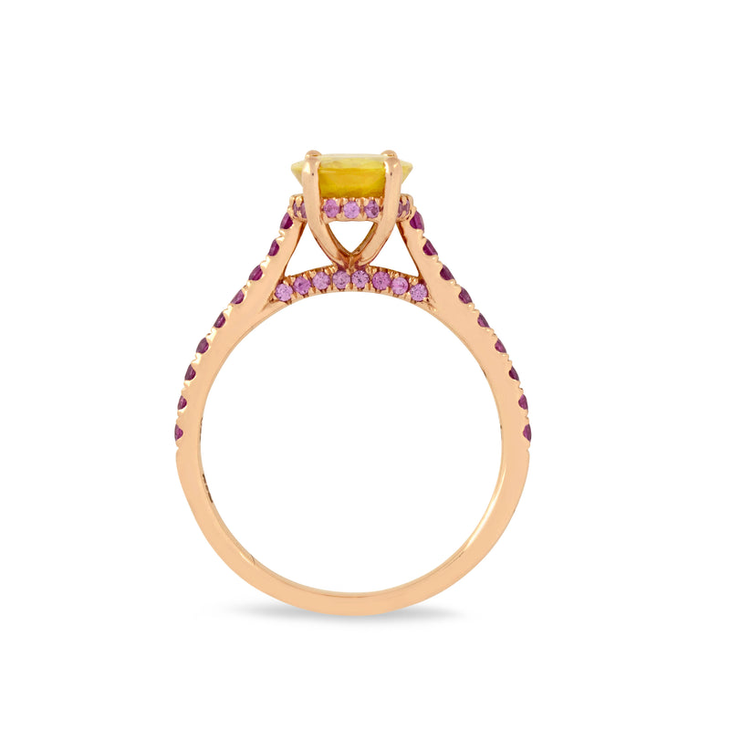 The Chroma Yellow Sapphire Cocktail Ring