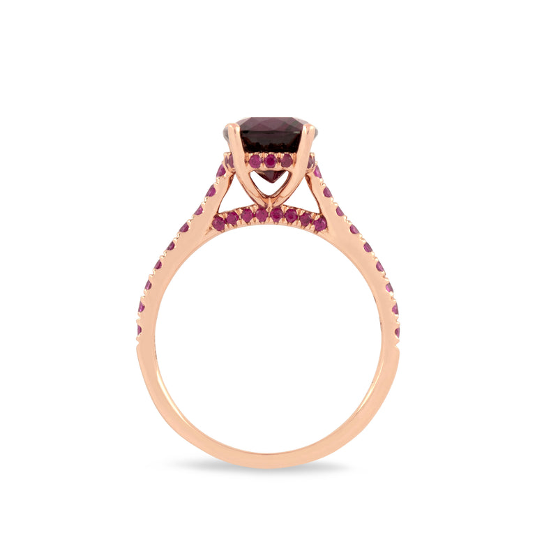 The Chroma Garnet Cocktail Ring