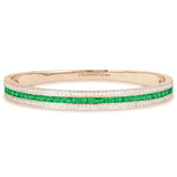 The Emerald Union Bracelet in Rose Gold
