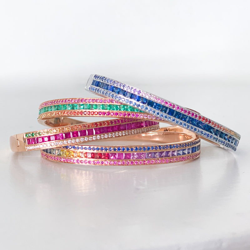 The Ruby Radiant Union Bracelet in Rose Gold