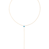 The Anima Topaz Necklace in 18K Yellow Gold