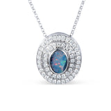 The Alice Blue Opal and Diamonds Eclipse