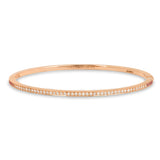 The Journey Bracelet Diamond and Pink Sapphire in 18K Rose Gold