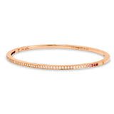 The Journey Bracelet Diamond and Pink Sapphire in 18K Rose Gold