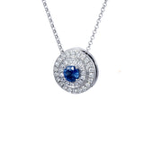 The Alice Blue Sapphire and Diamond Sphère in 18K White Gold