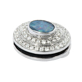 The Alice Blue Opal and Diamonds Eclipse in 18K White Gold