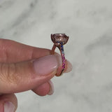 The Chroma Pink Tourmaline Cocktail Ring