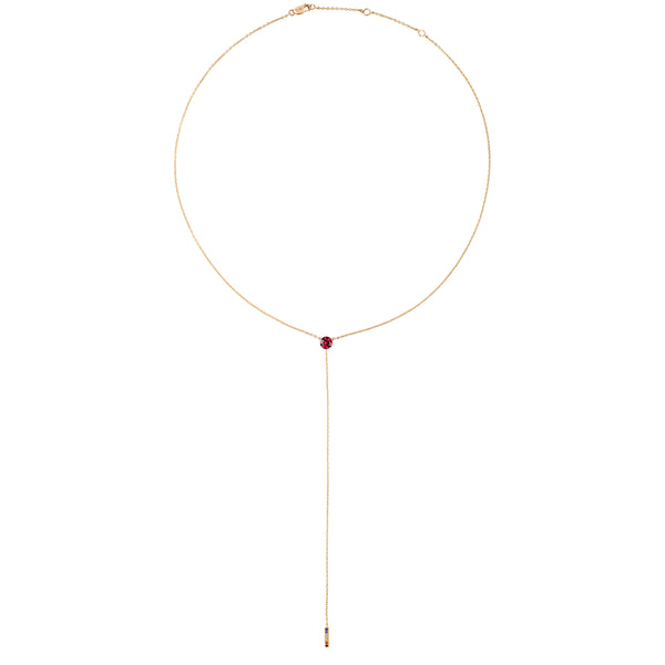 The Anima Spinel Necklace in Yellow Gold